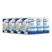 Ensure Original Nutrition Shake Powder with 9 grams of protein, Meal Replacement Shakes, Vanilla, 14 oz, 6 Count