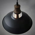 thumbnail image 3 of Florence Industrial Black Barn Pendant Light Loft Fixture, 3-Pack, 3 of 13