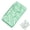 green leaves, variant on Game Card Storage Case with 48 Slots for Game Cards & 24 TF Cards, ABS Material Organizer