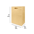 thumbnail image 2 of Bolsa de papel kraft (240 piezas) Caltom Grande troquelada, 2 of 4