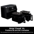thumbnail image 3 of Freidora de aire Ninja Foodi 10 QT 6 en 1 con 2 canastas XL Reacondicionado, 3 of 8