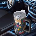thumbnail image 6 of OBREWU Shiba Inu and Flowers Tumbler with Handle and Lid,Shiba Inu and Flowers 40oz Double Wall Vacuum Insulated Tumbler,Cups Gift for Women and Men, 6 of 7