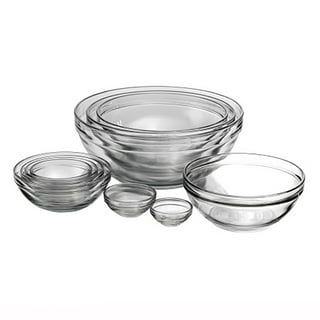 Chef Buddy 10-Piece Glass Bowl Set with Black Lids M031021 - The Home Depot