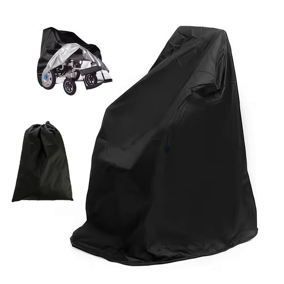 Wheelchair Protection Cover Electric Wheelchair Cover Waterproof Mobility Scooter Slipcover Rolling Walker Protective Electric Scooter Covers Outdoor Dustproof with Storage Bag