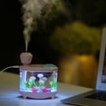 thumbnail image 4 of Novel Fish Tank LED Night Light Household Air Humidifier Aquarium Small Cylinder Air Purifier Misting Maker Lamp High Capacity Sprayer USB Mini Fresh Filter, 4 of 7