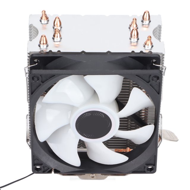 CPU Cooler, Simple Operation 4 Tubes 90mm 3pin Direct Contact Technology Widely Compatible CPU Fan For For LGA 1155 For LGA775