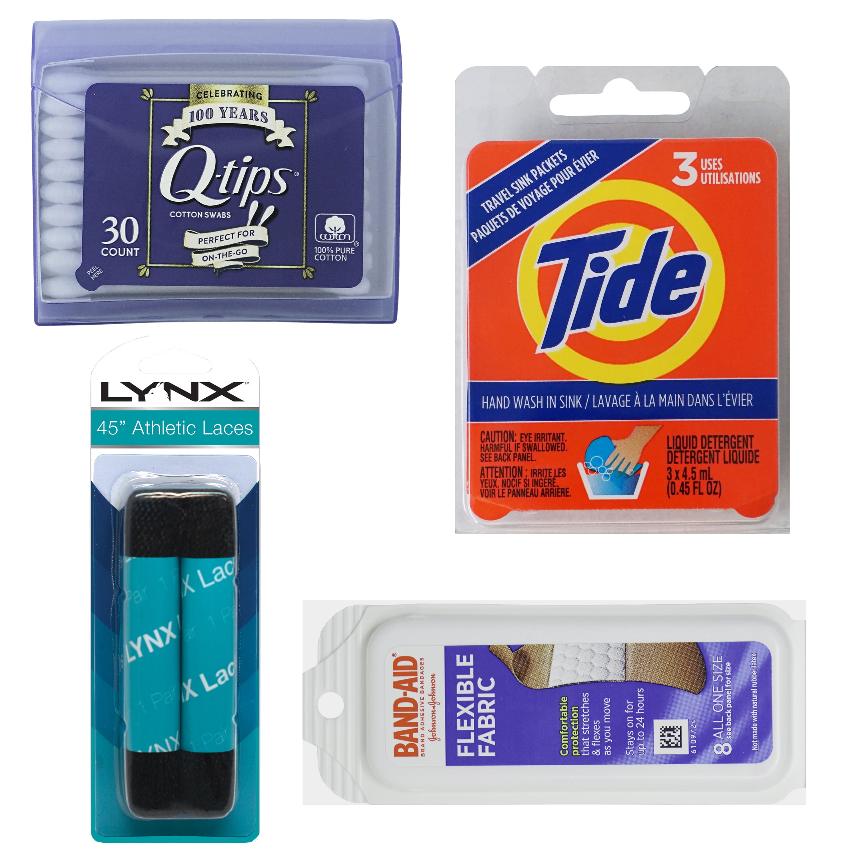 Handy Solutions Anywhere Essentials Travel Kit - 11 Piece Multi-Set with Manicure Set, Sewing Kit, Eyewear Repair, Shoelaces, Ear Plugs