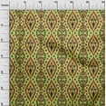 thumbnail image 2 of oneOone Organic Cotton Voile Fabric Geometric Ikat Fabric Prints By Yard 42 Inch Wide, 2 of 4