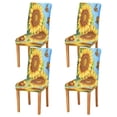 thumbnail image 2 of BZSMCE Chairs Slipcovers Dining Chair Covers Sunflower Pattern Creative Pattern, 2 of 7