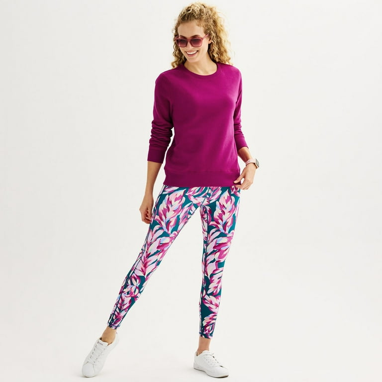 Women's tek gear fleece crewneck sweatshir sale