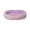 Purple, variant on Floral Printed Pet Bed, All Season Use Soft Cozy Oval Dogs Bed with Removable Cover, Egg-Crate Foam Pet Bed Couch, Non-Slip Bottom (Light Blue, 17''x13'')