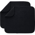 thumbnail image 1 of ShenFei Set Of 2 Black Microfiber Drying Mat Dish Drainer Mat Absorbent Quick Dry For Kitchen 40 X 46 Cm Machine Washable, 1 of 5