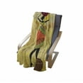 thumbnail image 4 of African Soft Flannel Fleece Throw Blanket, Vintage Landscape Local Woman Elephants Sun Hand Writing, Cozy Plush for Indoor and Outdoor Use, 50" x 70", Multicolor, by Ambesonne, 4 of 6