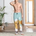 thumbnail image 6 of Lsque Cute Dog In Bathtub1 Print Men's Pajama Pants, Lounge Pant - Comfortable Home Wear,Elastic Waistband, Stylish Design-Medium, 6 of 9
