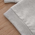 thumbnail image 4 of Vedolay Girls Sweatshirt Girls Cute Hoodies Long Sleeve Casual Lightweight Pullover Sweatshirt,Gray 12-18 Months, 4 of 5