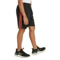 thumbnail image 3 of Boys 8-20 adidas Classic Three-Stripe Shorts Color: Black W Red Size: X LARGE, 3 of 5