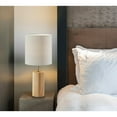 thumbnail image 4 of Adesso Dean Table Lamp, Natural Oak Wood with Antique Brass Accent, 4 of 4