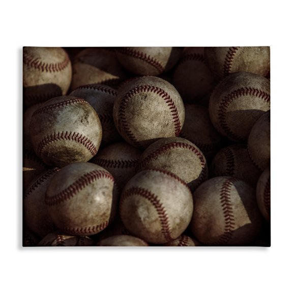 Stupell Industries Mid-Century Bin Of Baseballs Canvas Art, 20 x 16, by Marcus Prime