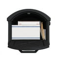 thumbnail image 3 of Solar Group Grand Haven Classic Plastic Post Mount Mailbox - Extra Large, Black, 3 of 5