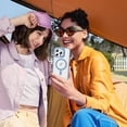 thumbnail image 4 of KOMI Magnetic Case for iPhone 13 Pro Max Case with Camera Stand [Compatible with MagSafe] [Military Drop Tested] Shockproof Slim Clear iPhone 13 Pro Max Phone Case for Women Men Blue, 4 of 5