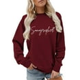 thumbnail image 2 of Sonographer Sweatshirts for Women Long Sleeve Crewneck Ultrasound Technologist Sweatshirt Pullover Tops, 2 of 5