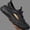 Black, variant on Men's Outdoor Leather Sandals – Breathable Closed-Toe Hiking Shoes, Lightweight Casual Walking Footwear for Summer