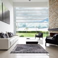 thumbnail image 6 of Ahgly Company Indoor Rectangle Mid-Century Modern Black Oriental Area Rugs, 2' x 5', 6 of 6