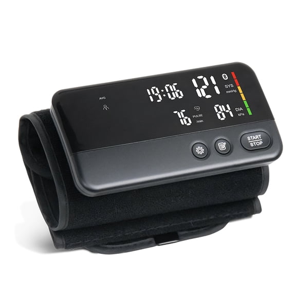 Smart Bluetooth Rechargeable Arm-Type Blood Pressure Monitor with App Connectivity