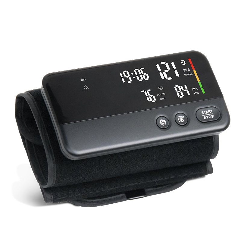 Smart Bluetooth Rechargeable Arm-Type Blood Pressure Monitor with App Connectivity