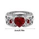 thumbnail image 3 of Elegante anillo europeo en forma de corazón Ajz2087 rojo, una elección significativa e inolvidable, 3 of 7
