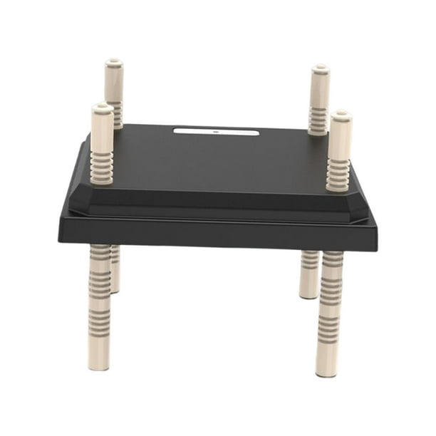 Calentador eléctrico seguro para aves de corral, placa calefactora para criadoras, calentador para pollitos Negro 307x307cm