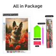 thumbnail image 2 of German Shepherds out Tougue 5D Diamond Art DIY Paint with Full Drill Round Diamond Gems Painting by Number Kits for Adults Art Craft Home Wall Decor 15.8x19.8in, 2 of 8