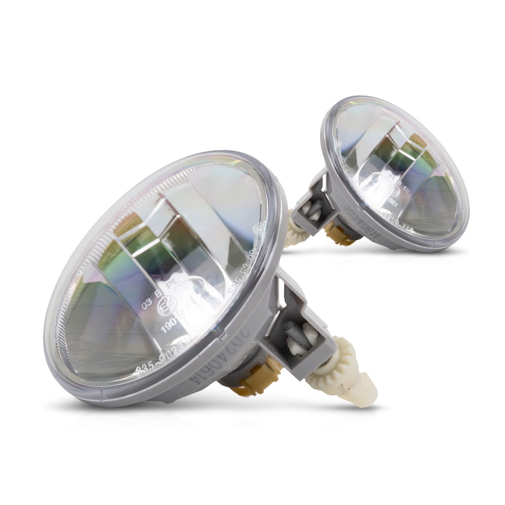 KarParts360 For Chevy Suburban 1500/Tahoe 2007-2014 Fog Lights Front, Driver And Passenger Side | Pair | CAPA | Round | Replacement For GM2590104, GM2590104C | 15839896