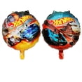 thumbnail image 4 of Kit de globos de aluminio de Hot Wheels para decoraciones de fiesta de cumpleaños de autos de carrera para niños, suministros para fiestas de bienvenida al bebé, juego de globos con números de 32 pulg, 4 of 5