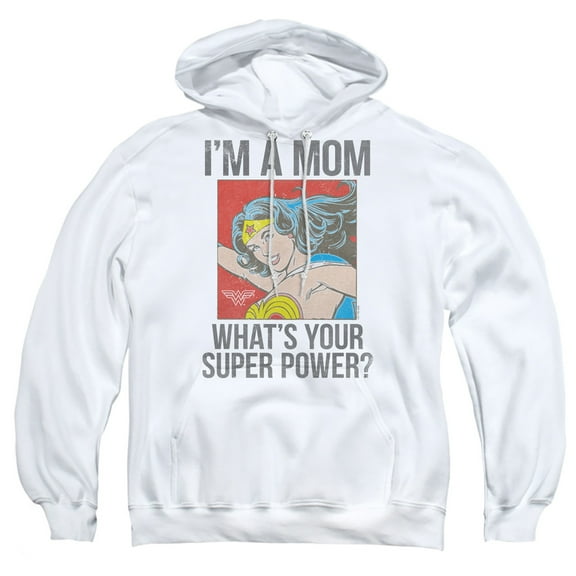 Wonder Woman I'm A Mom Comic Unisex Adult Pull-Over Hoodie