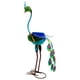 thumbnail image 1 of Figuras de jardín de hierro con diseño de animales exquisitos en liquidación. Pavo real, 1 of 8
