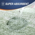 thumbnail image 4 of Buganda Microfiber Bathroom Rugs, 24"x59" Sage Green Luxury Extra Soft and Absorbent Bath Mat, Non-Slip Plush Bath Carpet, 4 of 7
