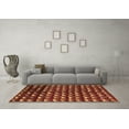 thumbnail image 3 of Ahgly Company Indoor Rectangle Abstract Brown Modern Area Rugs, 4' x 6', 3 of 4