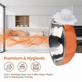 thumbnail image 6 of Stainless Steel Dog Bowl for Crate, Hanging Pet Water Feeder Cage Food Dish, No Spill Adjustable Hook On Bowl for Small Medium Dogs Cats, AKLJWH, 6 of 6