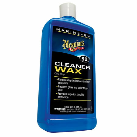 Meguiar's M5032 Marine/RV One Step Cleaner Wax, 32 fl