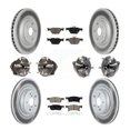 thumbnail image 1 of Transit Auto Front Rear Hub Bearings Assembly Coated Disc Brake Rotors and Ceramic Pads Kit (10Pc) for Car 2019-2022 Subaru Ascent - Left Right Side (Driver Passenger) KBB-123083, 1 of 11