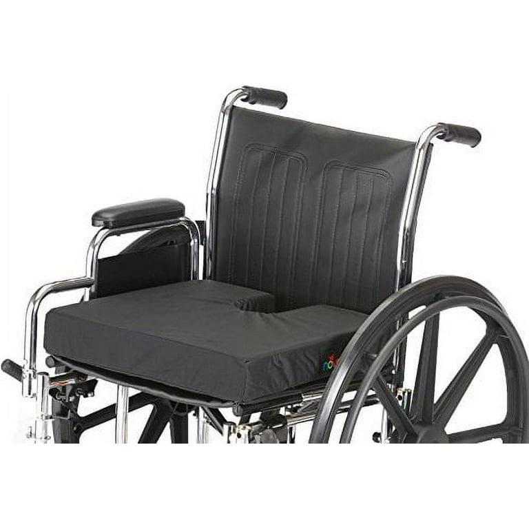 Drive Medical 16 in. x 16 in. Titanium Gel/Foam Wheelchair Cushion