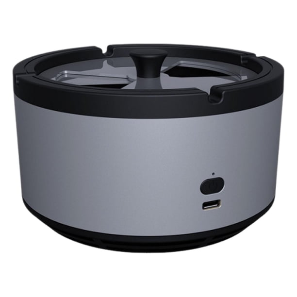 Cenicero sin humo,Cenicero sin humo purificador de aire para coche 2 en 1,Cenicero con eliminación de humo y circulación de aire de 360 degree,Cenicero electrónico para oficina,filtro de aire