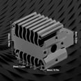thumbnail image 3 of Reemplazo De Hotend De Cerámica Para Impresora 3D Ender 3 V3 Plus, Alto Flujo, Alta Velocidad, Boquilla De 0,6 Mm, Calentador De Cerámica, Extremo Caliente Con Disipador De Calor, 3 of 7