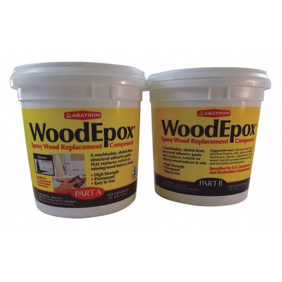Abatron WE2GKR WoodEpox Epoxy Wood Replacement Compound 2 Parts A & B