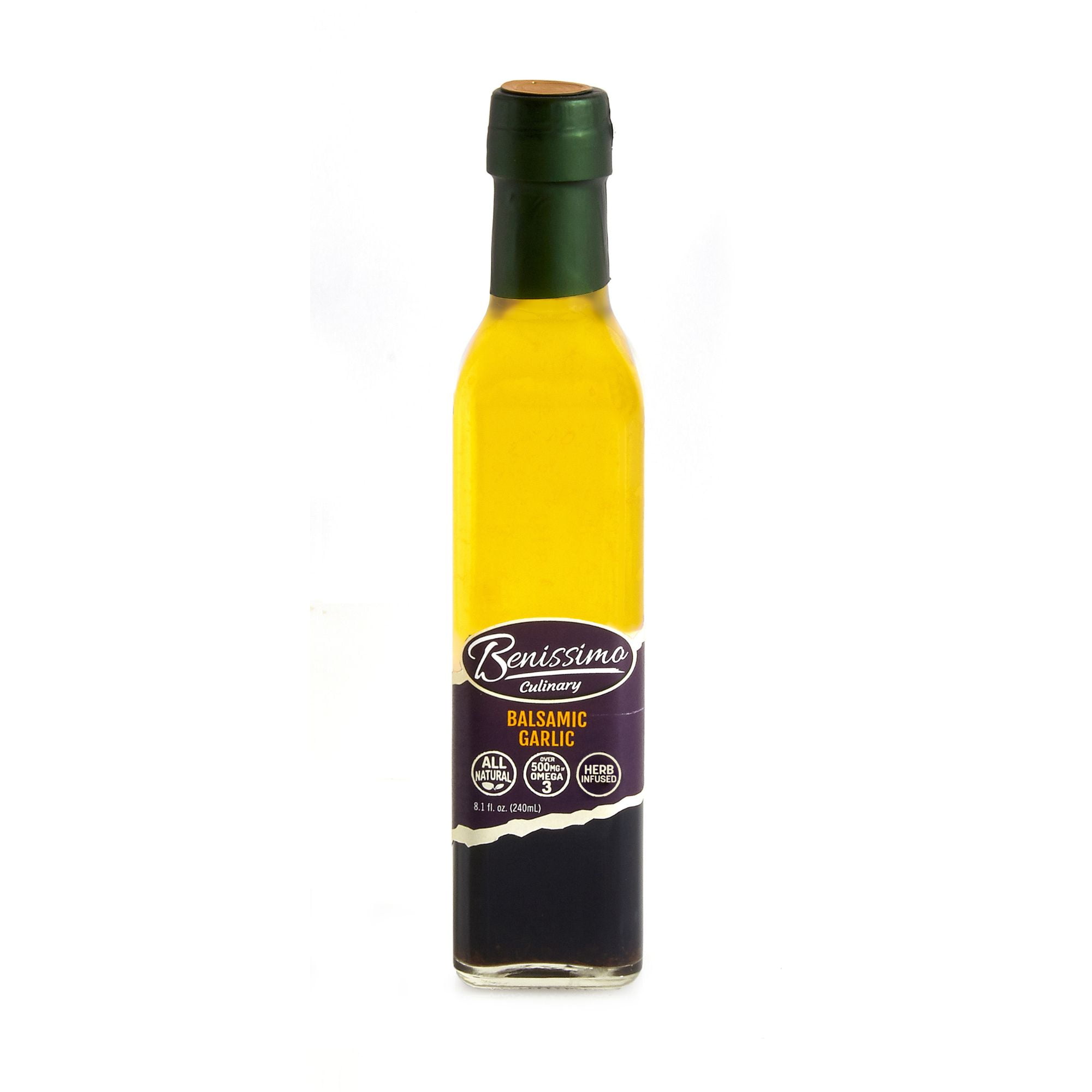 Benissimo Balsamic Garlic Oil - Case Of 6 - 8.1 Fl Oz