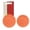 Orange, variant on Pink Silicone Suction Cup Sticky Ball Toy – 2-Pack Outdoor Toss & Catch Flying Discs – Interactive Yard Game for Teens & Adults – Portable Sensory Catch Toy for Beach, Park & Camping