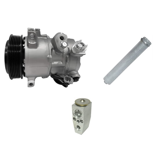 RYC New AC Compressor and A/C Clutch Kit KT EA50N