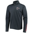 thumbnail image 2 of Men's MSX by Michael Strahan Charcoal Atlanta Falcons Half-Zip Pullover, 2 of 3