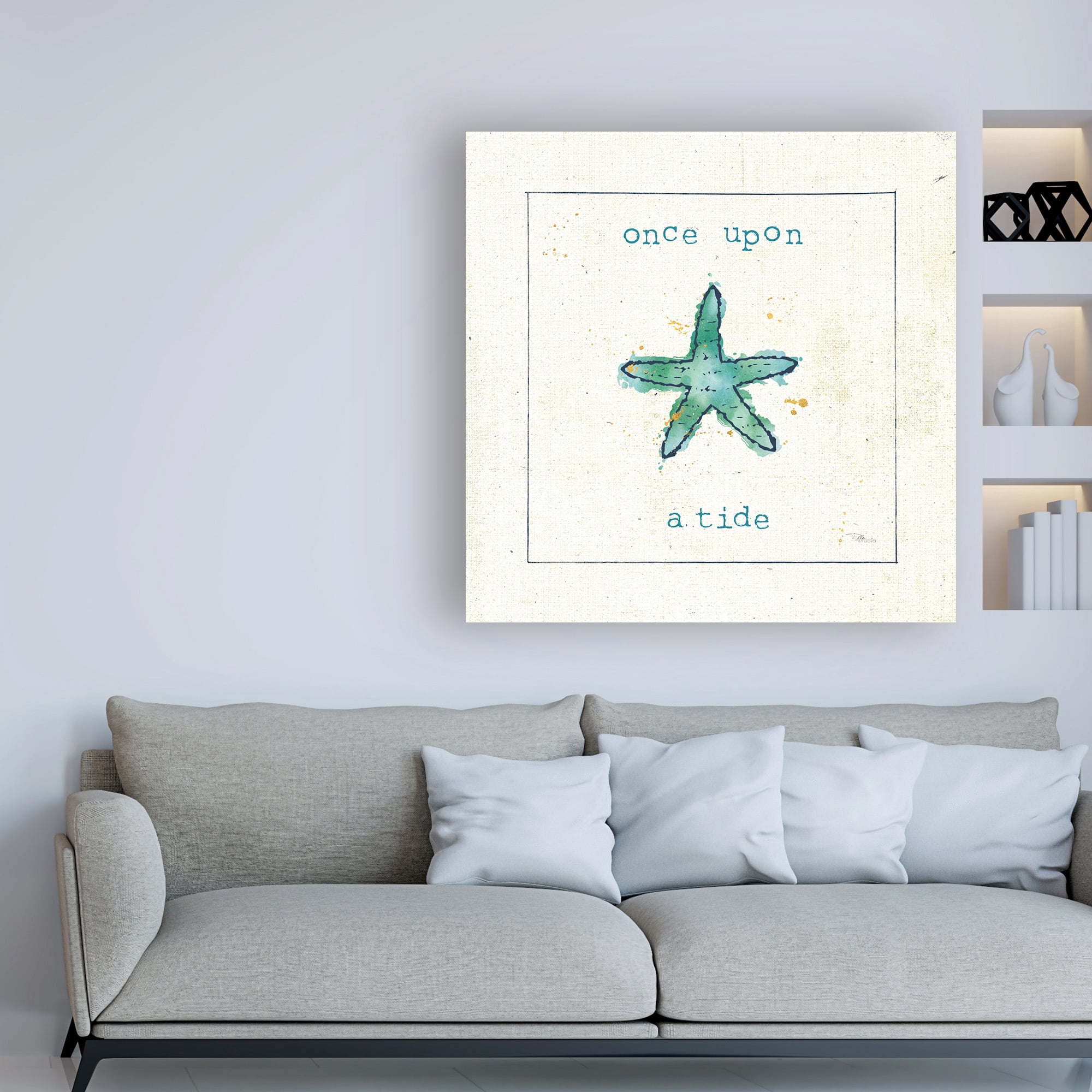 Trademark Fine Art 'Sea Treasures III - Once Upon a Tide' Canvas Art by Pela Studio